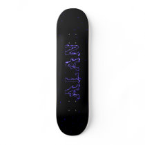 alan lightning star laser custom skateboard deck