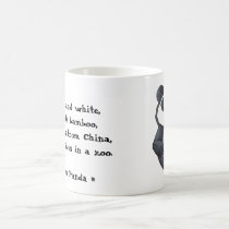 Alan Panda, Black and white,He eats bamboo,He c... mugs