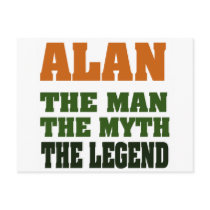 Alan - the Man, the Myth, the Legend! Post Cards