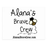 Alana's Brave Crew Post Cards