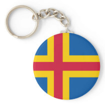 Åland Flag Key Chain