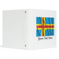 ALAND ISLANDS FLAG BINDER