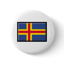 Aland Islands Flag buttons by jacinto888 Aland Islands Flag buttons