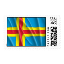 ALAND ISLANDS FLAG POSTAGE STAMP