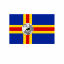 ÅLAND JORDFLAGGAN (ALAND EARTH FLAG) TEE SHIRTS