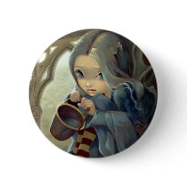 "Alannah and the Gargoyle" Button