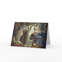 "Alannah and the Gargoyle" Greeting Card