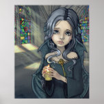 Alannah Art Print gothic fantasy fairy
