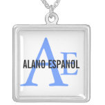 Alano Espanol Breed Monogram Personalized Necklace