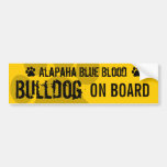 Alapaha Blue Blood Bulldog on Board Bumper Sticker