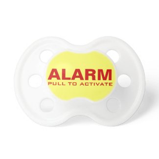 Alarm Baby Pacifiers