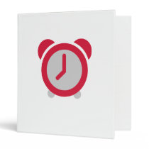 Alarm clock binders