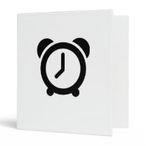 Alarm clock binders