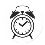 alarm clock icon stickers