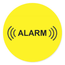 ALARM STICKER