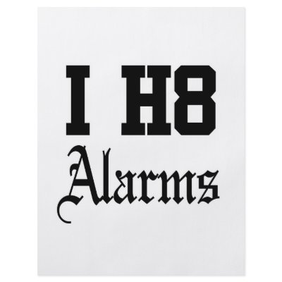 alarms flyers by ih8designs