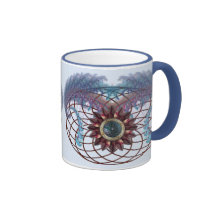 Alas del fractal taza