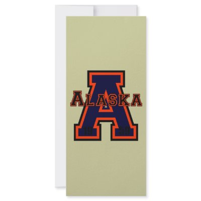 Alaska 'A' Orange Rack Card by talliktok_katauyak