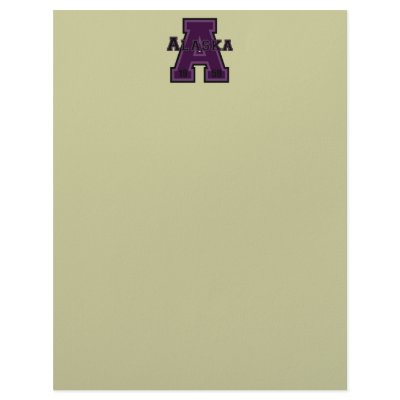 Alaska 'A' Purple Letterhead Design by talliktok_katauyak