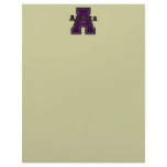 Alaska 'A' Purple Letterhead Design