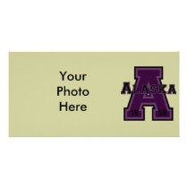 Alaska 'A' Purple photo cards