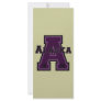 Alaska 'A' Purple Customized Rack Card