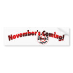 Alaska Anti ObamaCare – November’s Coming! Bumper Stickers