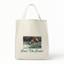 Alaska Aug 2007 069, Save Our Seals, Save The S... Canvas Bag