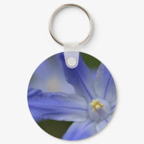 Alaska blue wildflower keychains