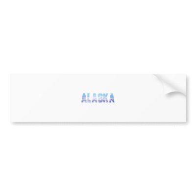 Alaska Bumper Sticker by bartstshirts