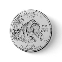 Alaska buttons by StateQuarters Alaska buttons
