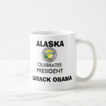 ALASKA celebra a presidente BARACK OBAMA Tazas De Café