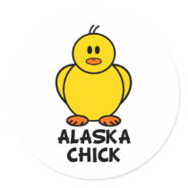 Alaska Chick stickers
