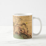 Alaska Coal and Gold Map Coffee Mug