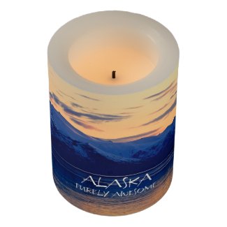 Alaska Coast at Sunset - Purely Awesome Flameless Candle