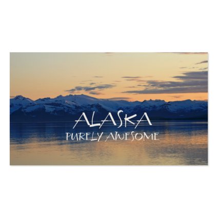 Alaska Coast - Purely Awesome Business Card