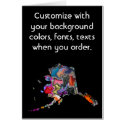 Alaska Colorful Customize card how you want it