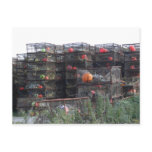 Alaska crab pots postcard