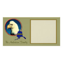 Alaska Eagle Custom Photo Card