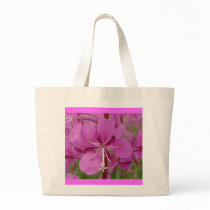 Alaska Fireweed tote bags