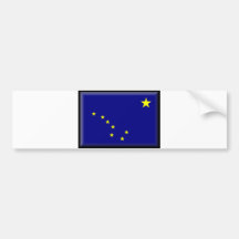 Alaska Flag Bumper Stickers
