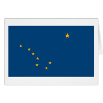 Alaska Flag Greeting Card cards