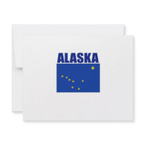 Alaska Flag invitations by bartstshirts Alaska Flag invitations
