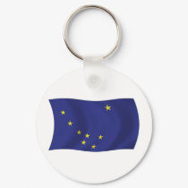 Alaska Flag Keychain