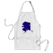 Alaska Flag Map Apron