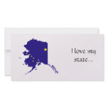 Alaska Flag Map Photo Card Template