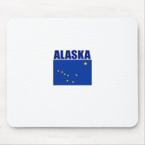 Alaska Flag mousepads by bartstshirts Alaska Flag mousepads