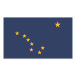 Alaska Flag Rectangle Stickers