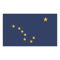 Alaska Flag Rectangle Stickers