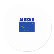 Alaska Flag stickers by bartstshirts Alaska Flag stickers
